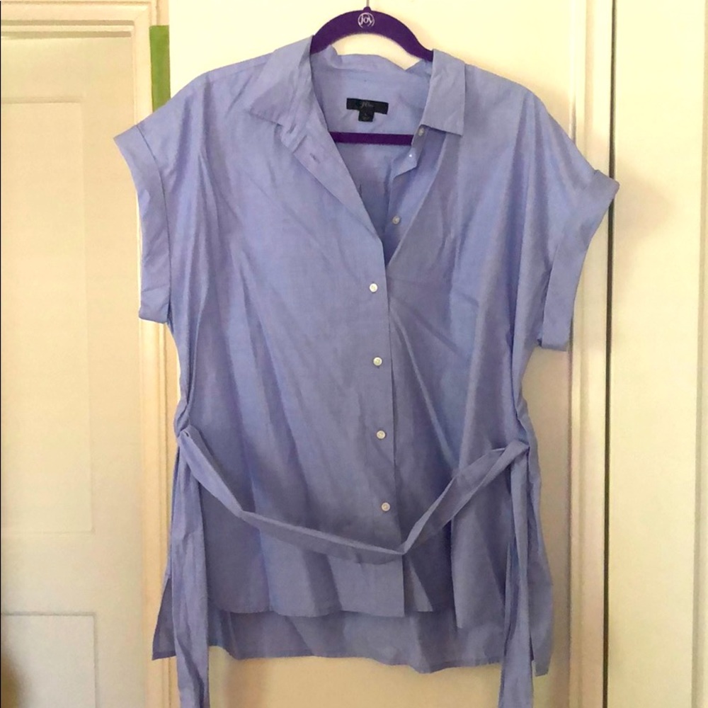 J. Crew light blue top